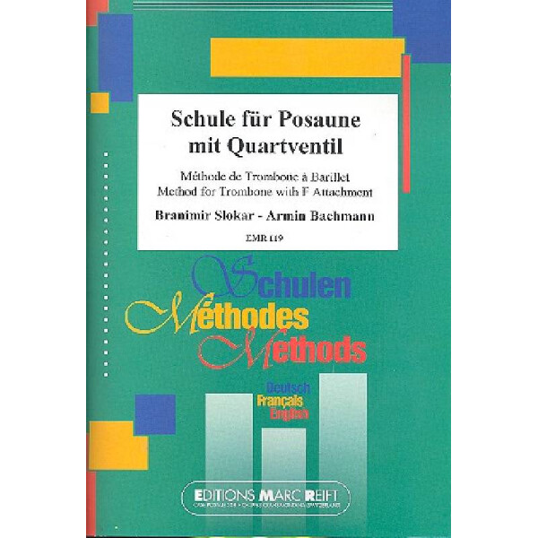 Schule für Posaune mit Quartventil