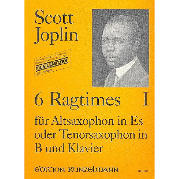 6 Ragtimes für Altsaxophon in Es