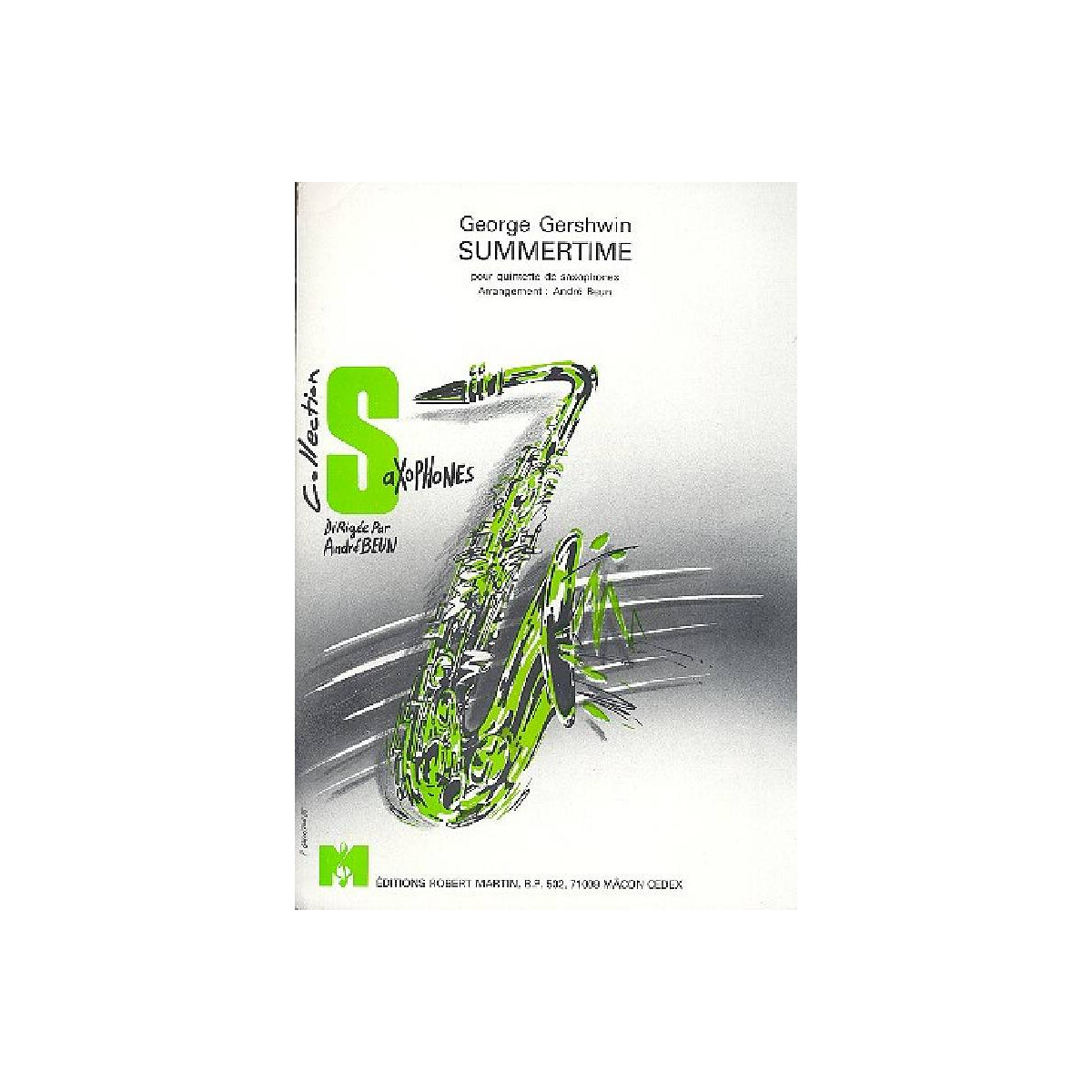 Summertime für 5 Saxophone