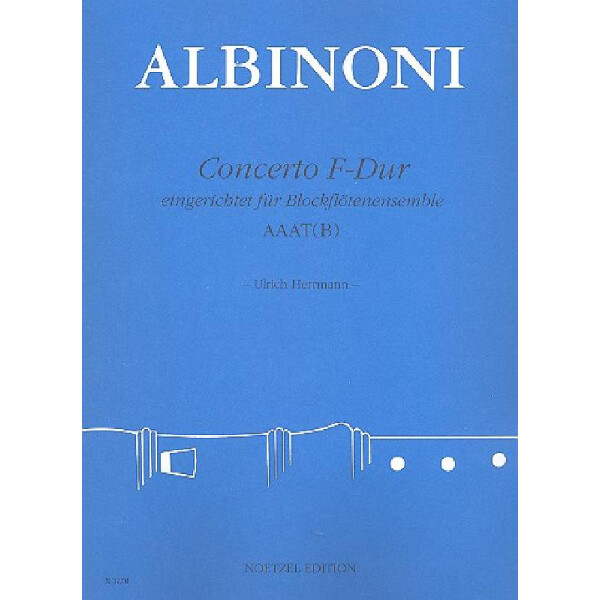 Concerto F-Dur für 4 Blockflöten