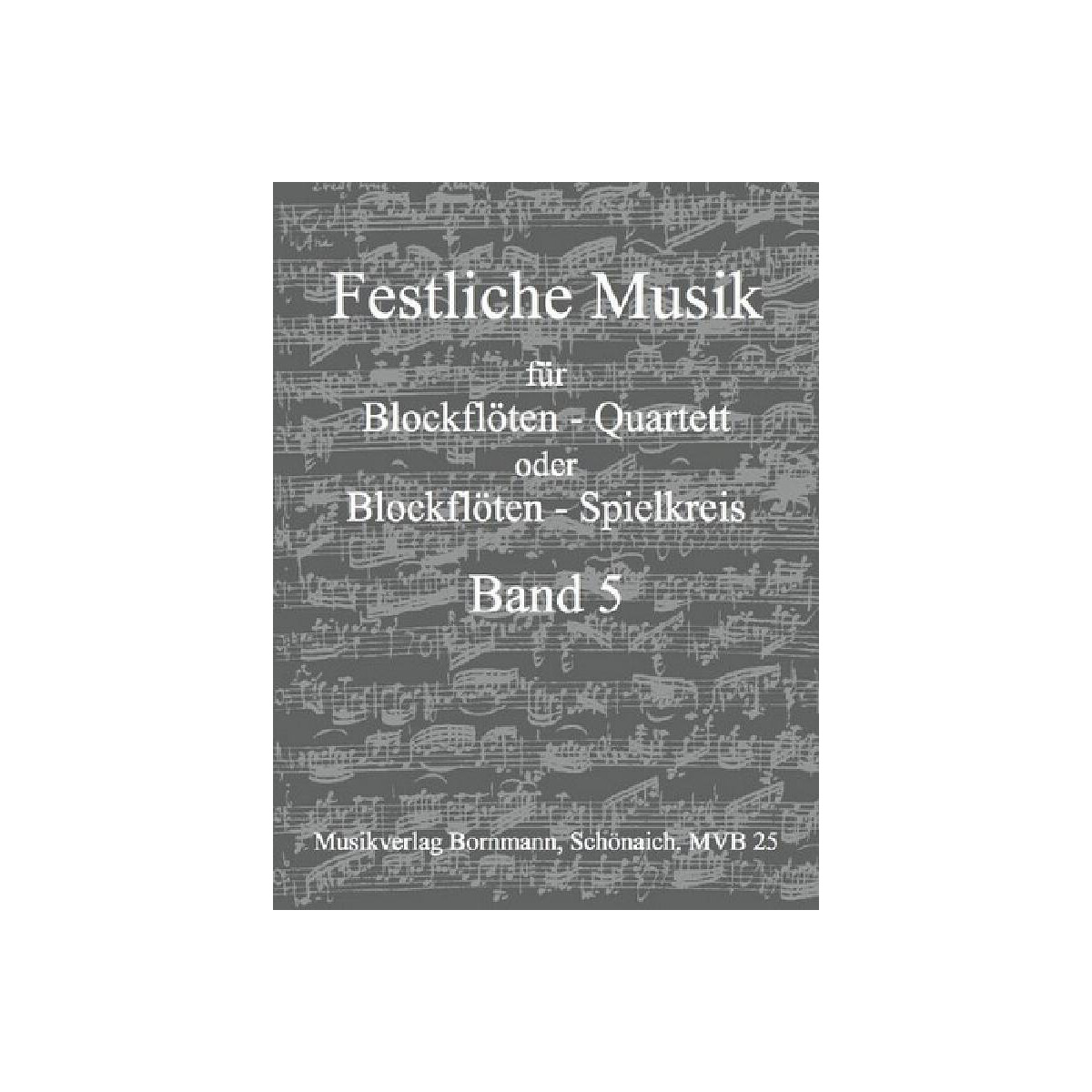 Feuerwerksmusik für 4 Blockflö box