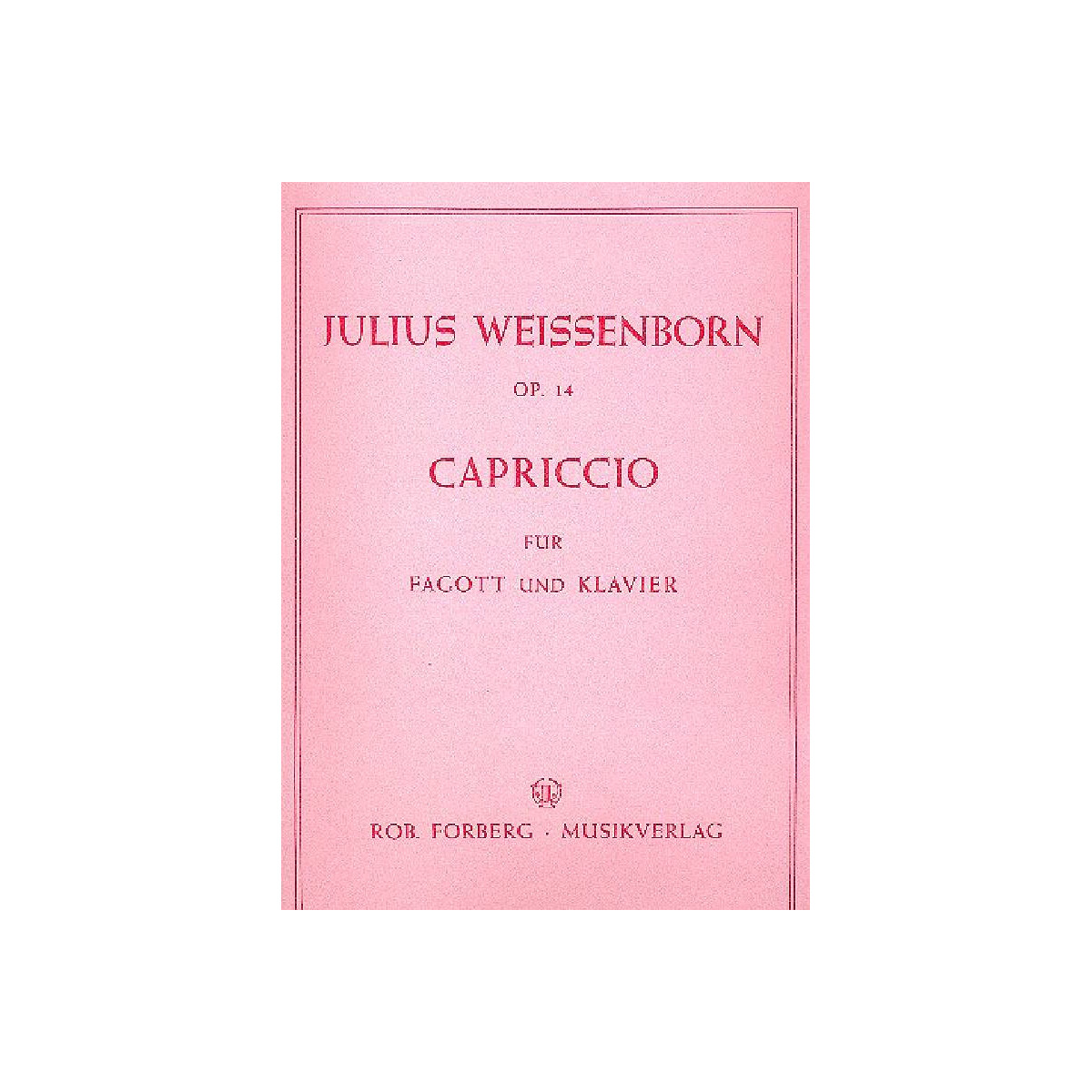 Capriccio op.14 box
