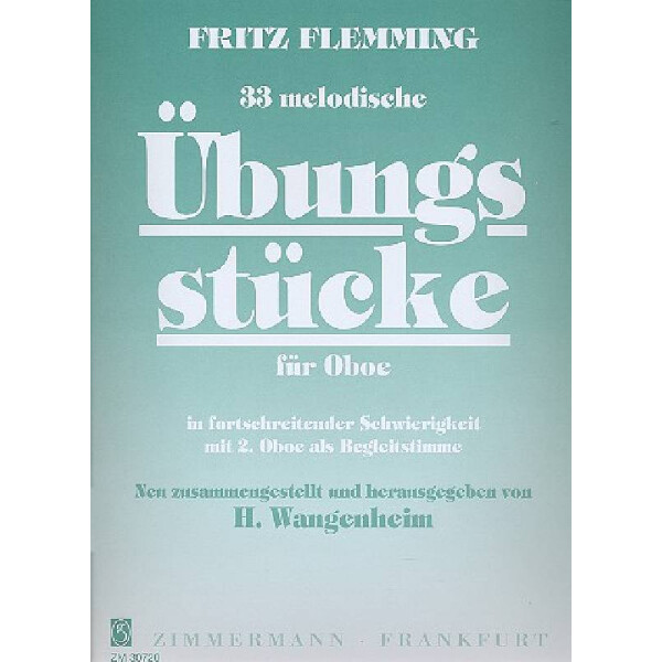 33 melodische Übungsstücke