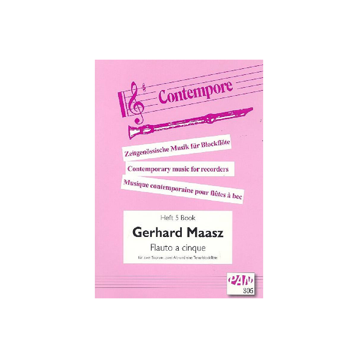 Flauto à cinque Band 5 für box