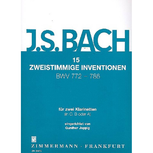 15 Zweistimmige Inventionen fuer