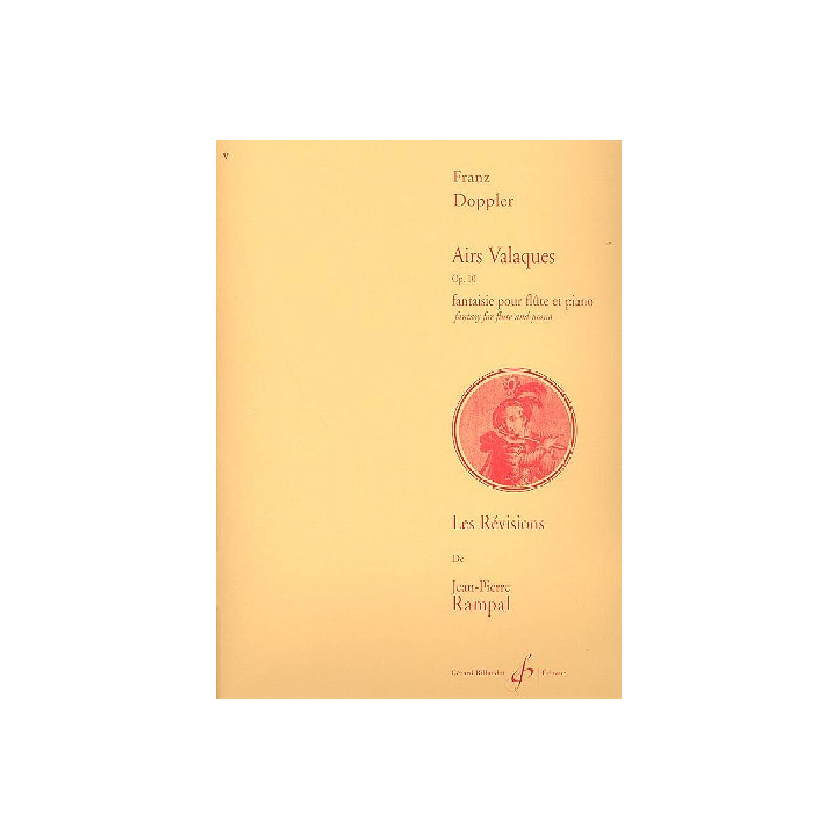 Airs valaques op.10 pour flute et box