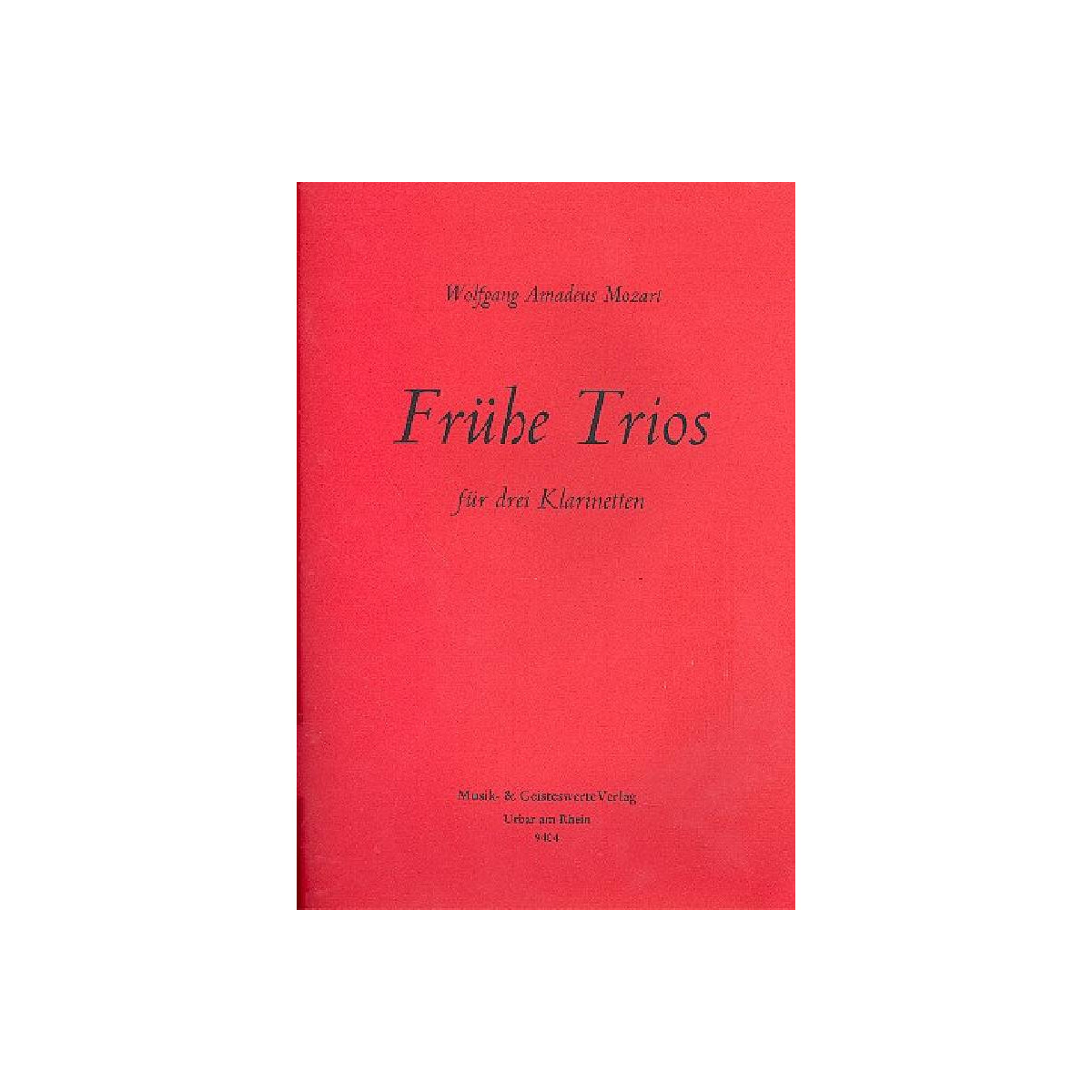 Frühe Trios für 2 Klarinetten