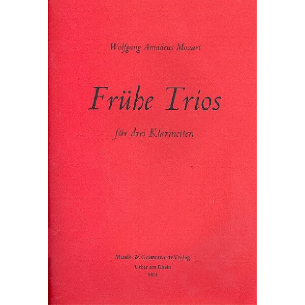 Frühe Trios für 2 Klarinetten