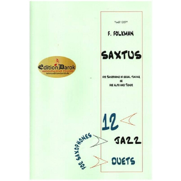Saxtus 12 Jazz Duets