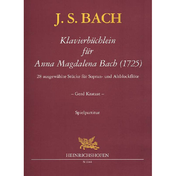 Klavierbüchlein für Anna Magdalena