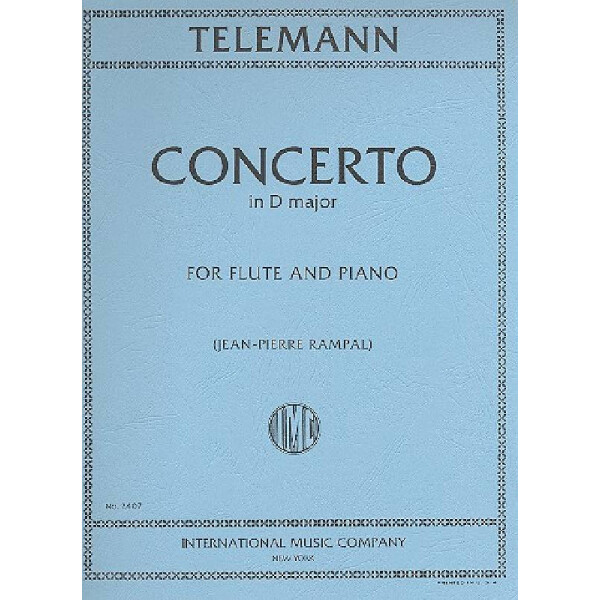 Concerto D major for flute and