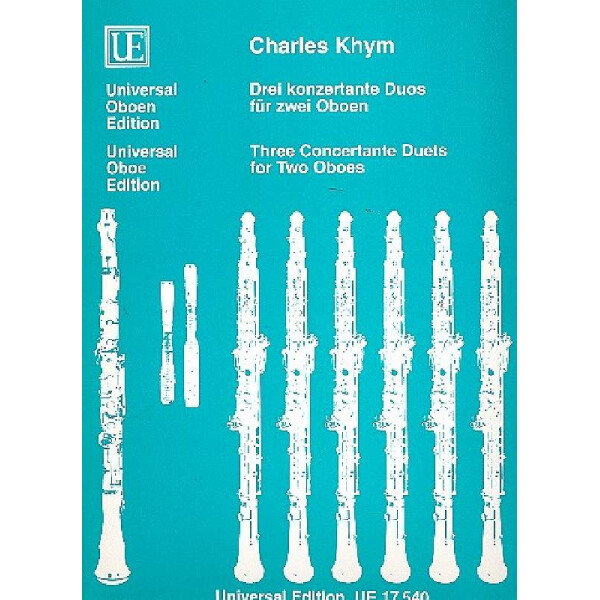 3 konzertante Duos für 2 Oboen