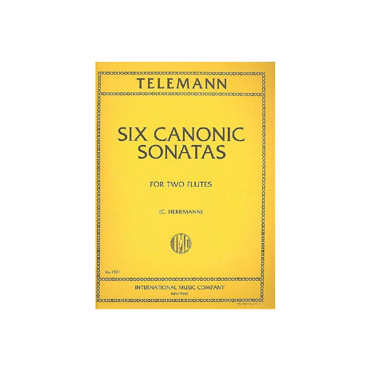 6 canonic Sonatas for 2 flutes box