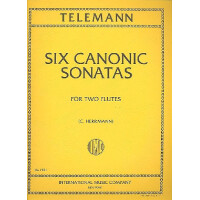 6 canonic Sonatas for 2 flutes