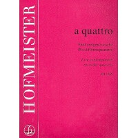 A quattro für 4 Blockflöten (SATB)