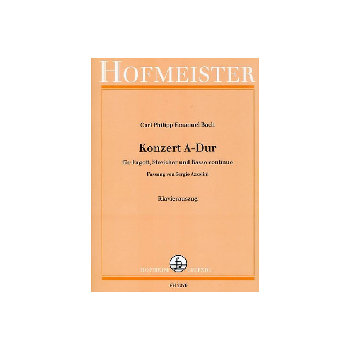 Konzert A-Dur f&uuml;r Fagott, Streicher