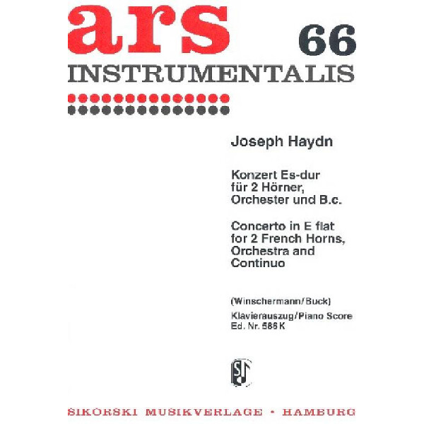 Konzert Es-Dur für 2 Hörner,