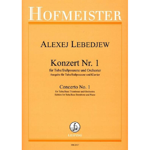 Konzert Nr.1 für Tuba (Bassposaune) und Orchester