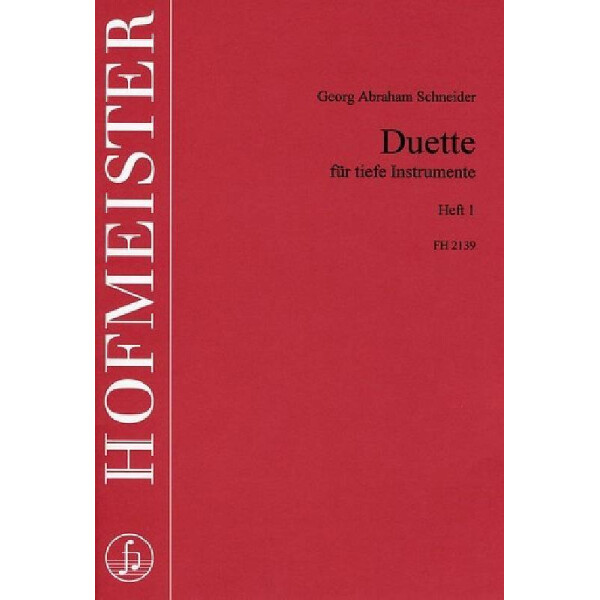 Duette Band 1 für tiefe Instrumente