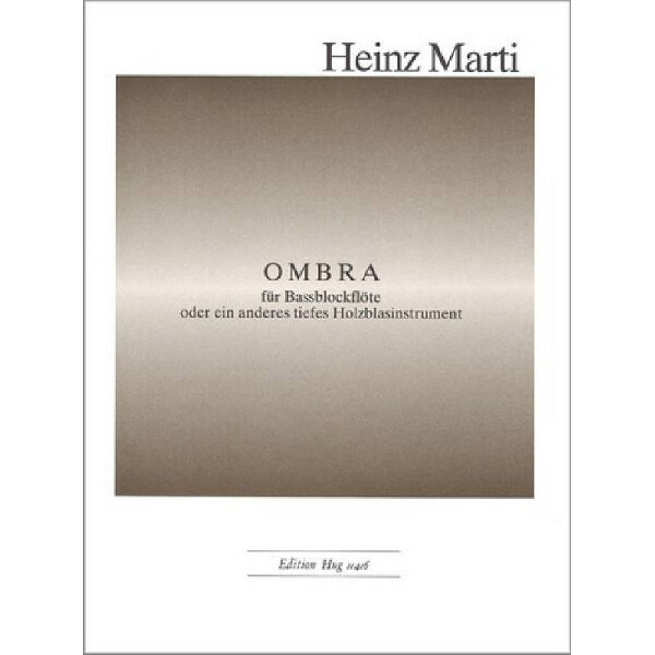 Ombra für Baßblockflöte oder