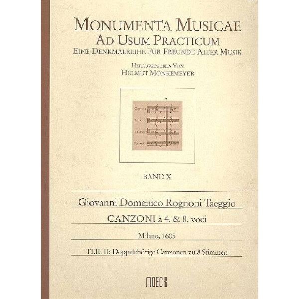 Canzoni à 4 e 8 voci Band 2