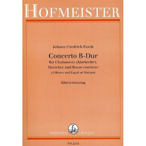 Konzert B-Dur für Chalumeau (Klarinette),
