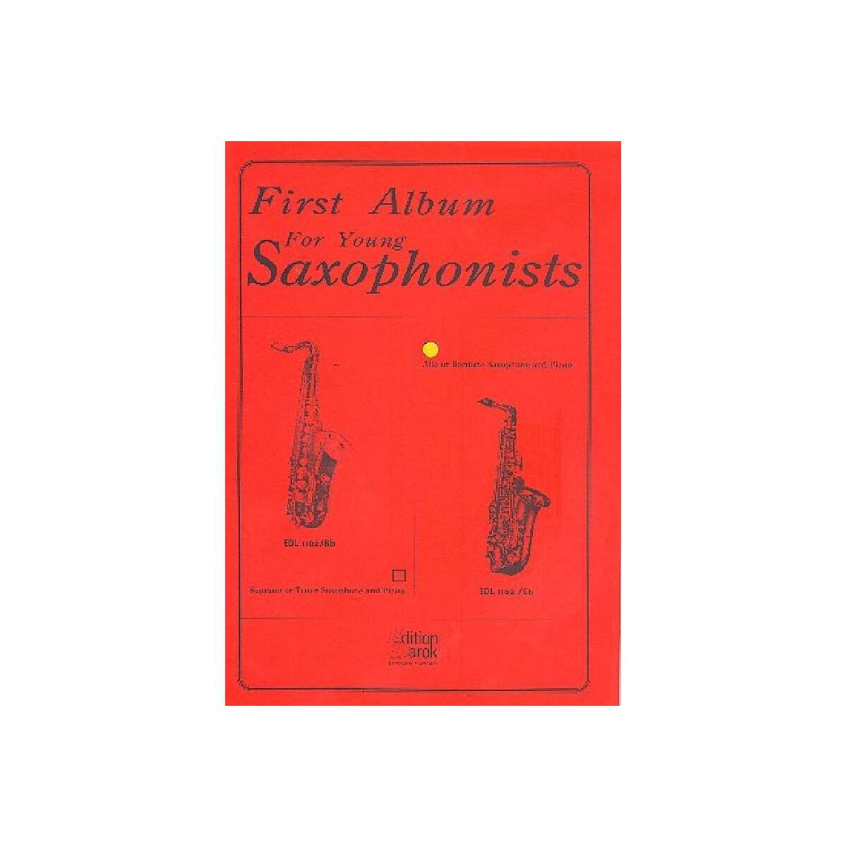 First Album for young Saxophonists box