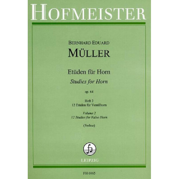Etüden op.64 Band 2 für Ventilhorn