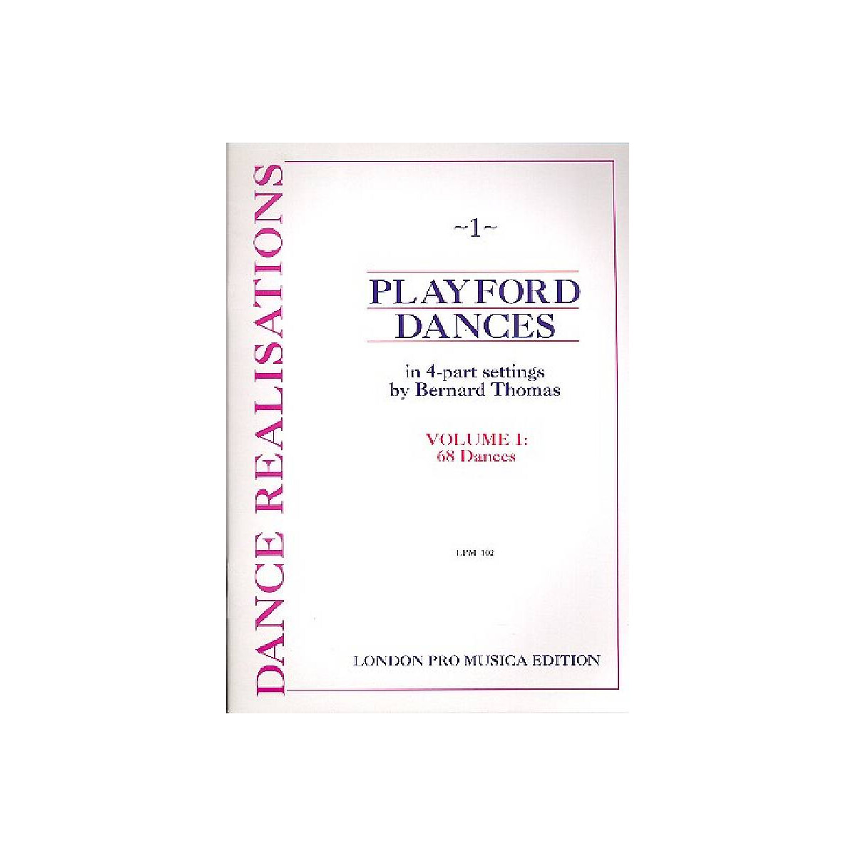 Playford Dances vol.1 for SATB box