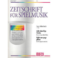 8 einseitige Stücke