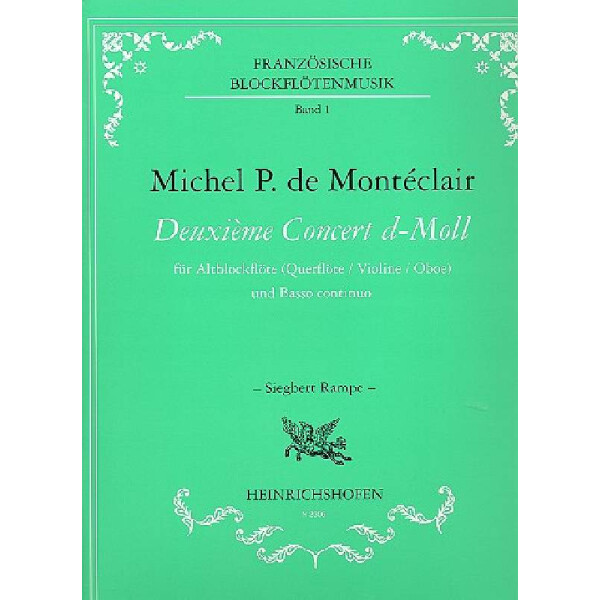 Konzert d-Moll Nr.2 für Altblockflöte