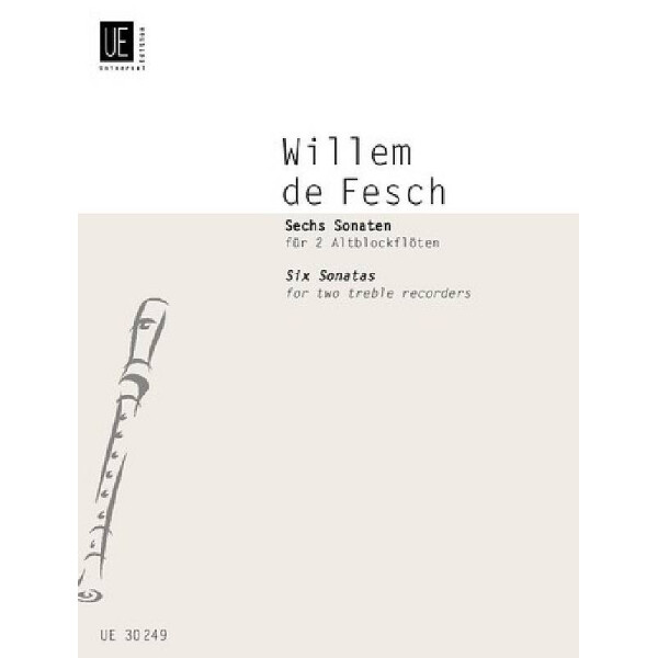 6 Sonaten op.9 für 2 Altblockflöten