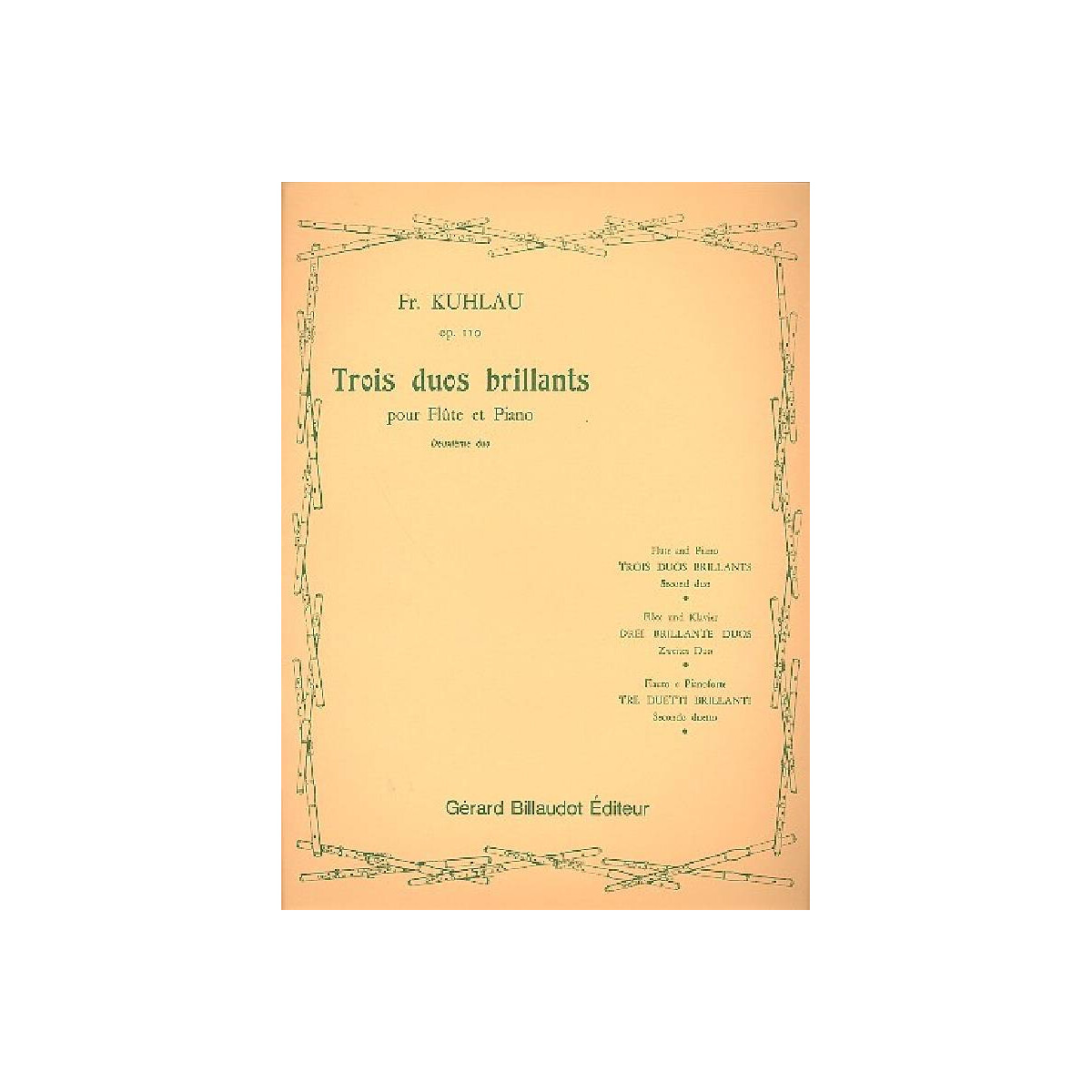Duo brillant op.110,2 pour flute box