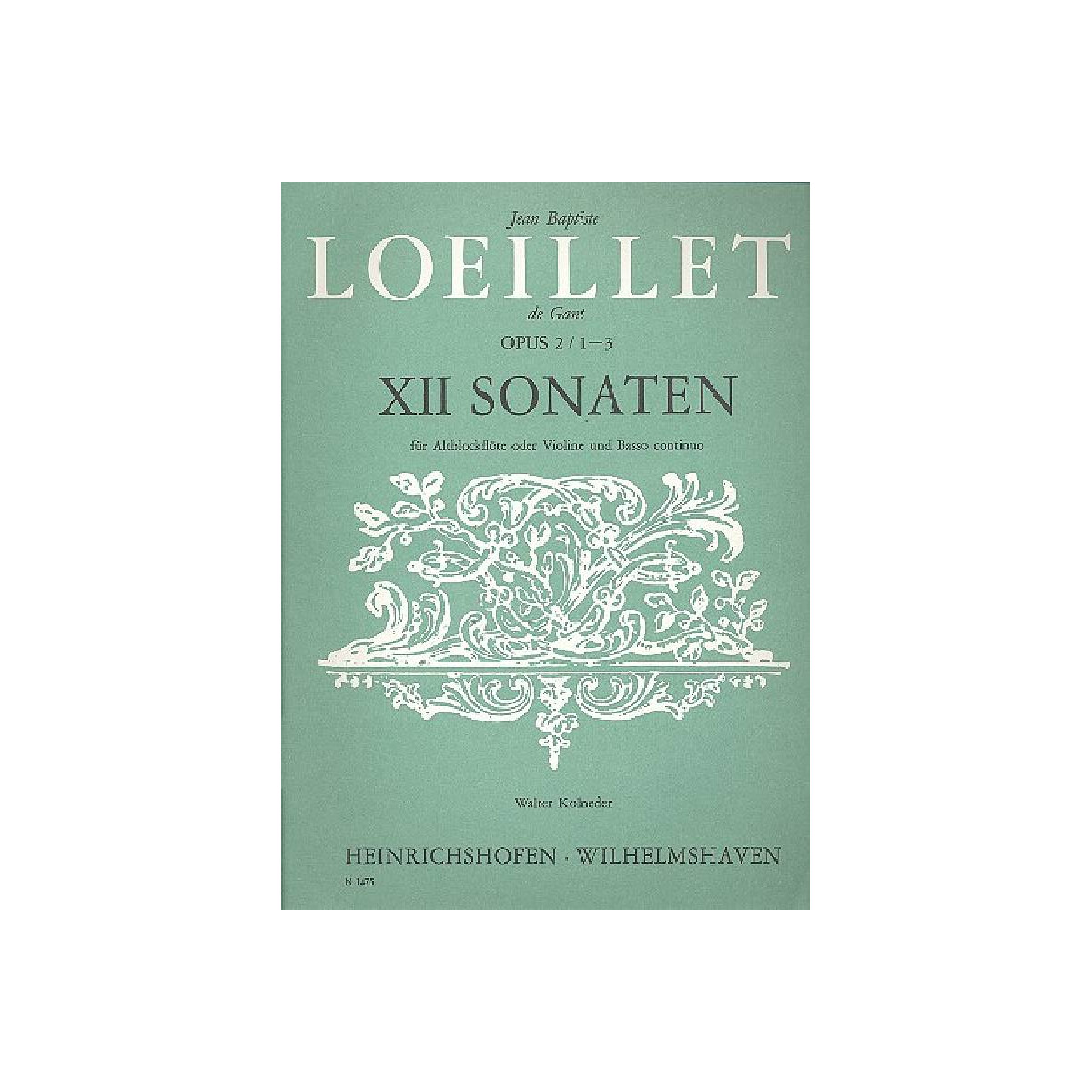 12 Sonaten op.2 Band 1 (Nr.1-3) box