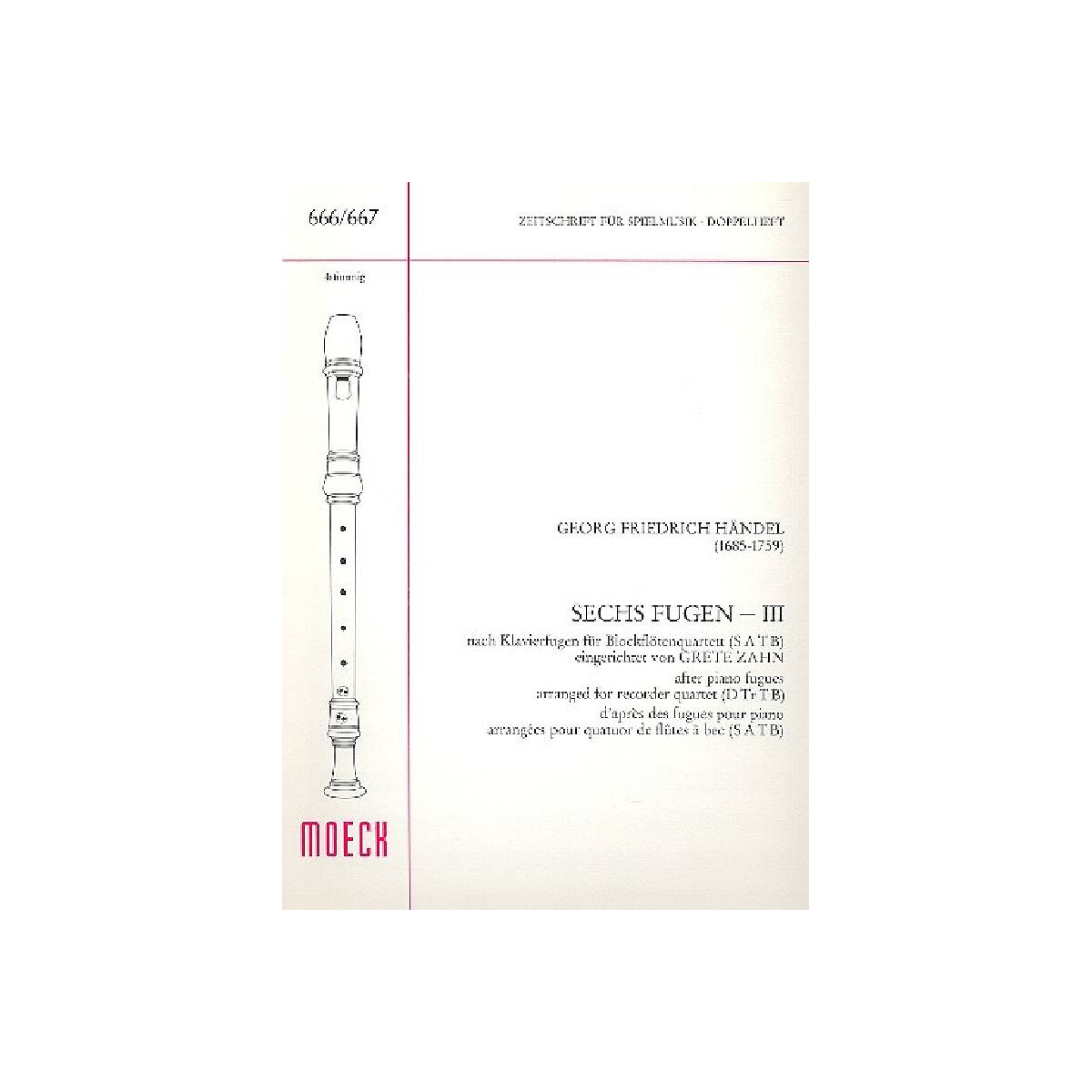 6 Fugen nach Klavierfugen Band 3 box