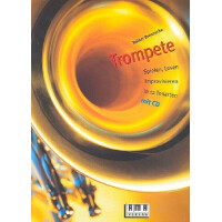 Trompete spielen, lesen,