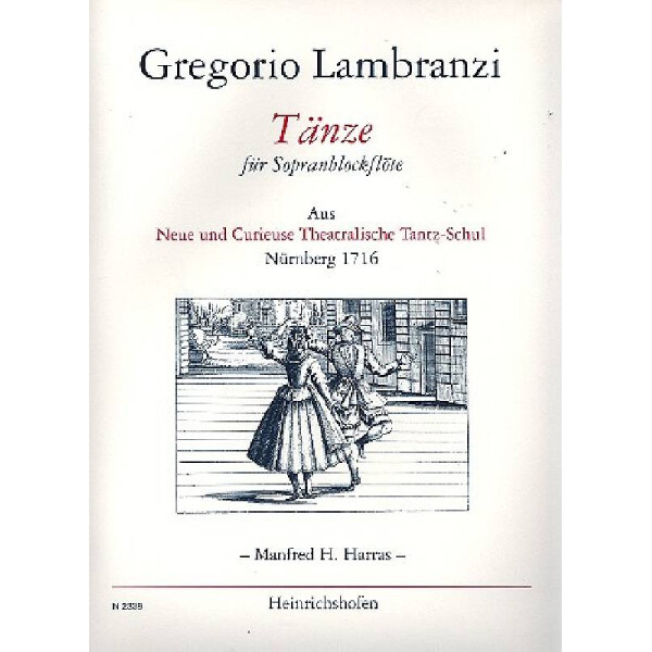 Tänze für Sopranblockflöte