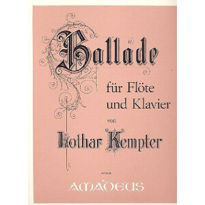 Ballade op.37 für Flöte und Klavier