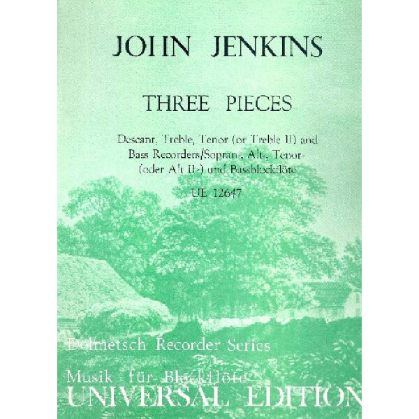 3 Pieces for 4 recorders (SATB)