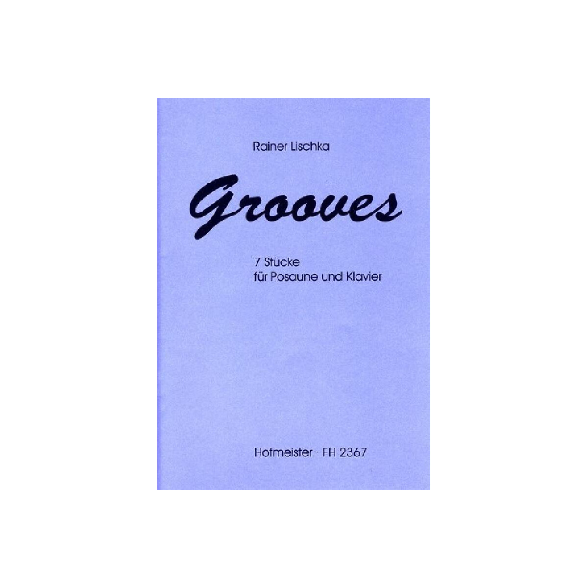 Grooves für Posaune und Klavier box