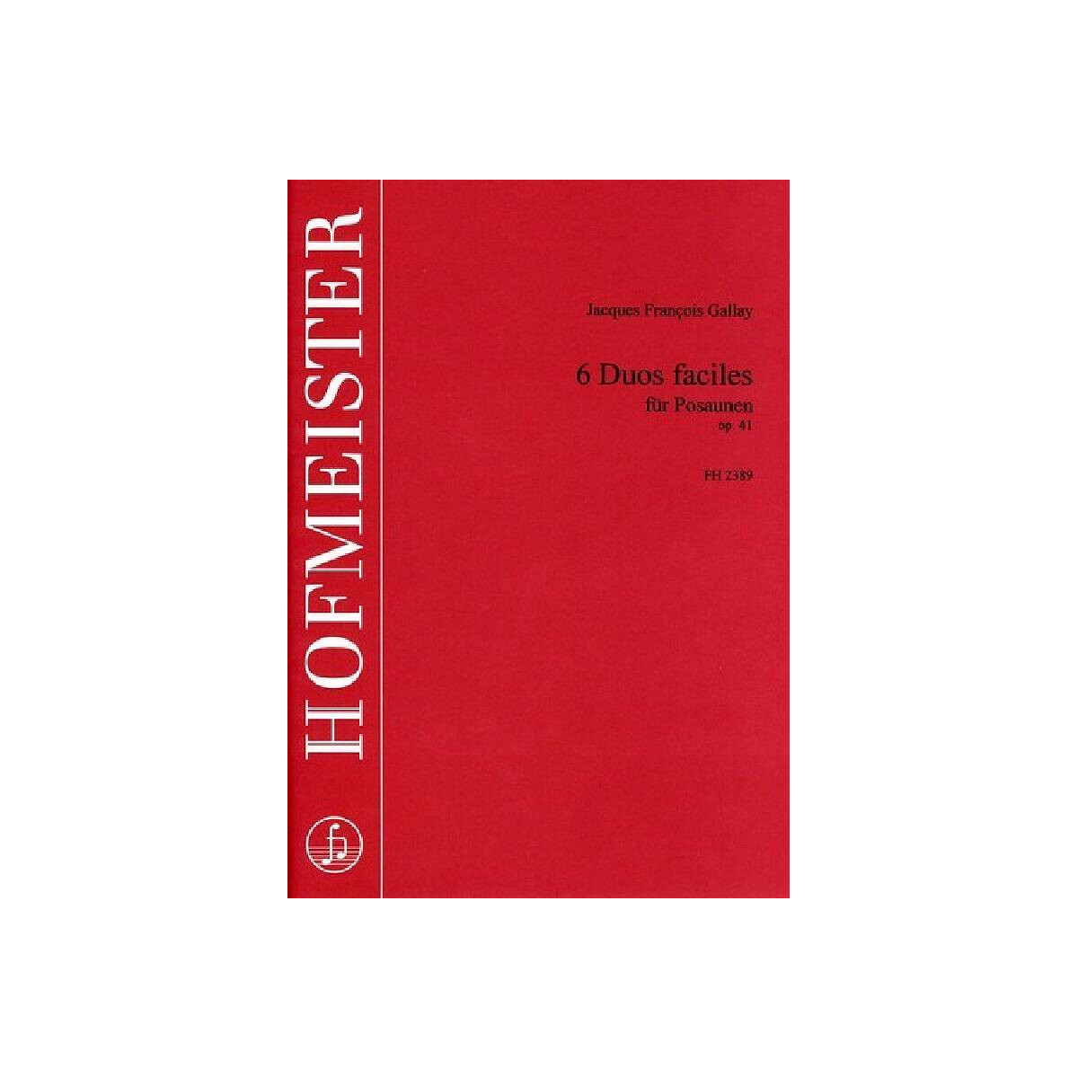 6 Duos faciles op.41 für 2 Posaunen box