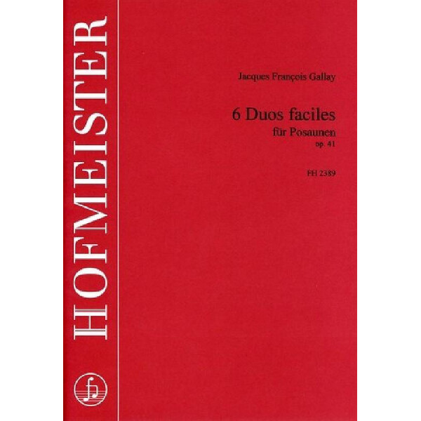 6 Duos faciles op.41 für 2 Posaunen