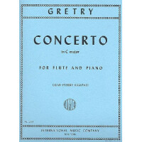 Concerto C major for flute and piano