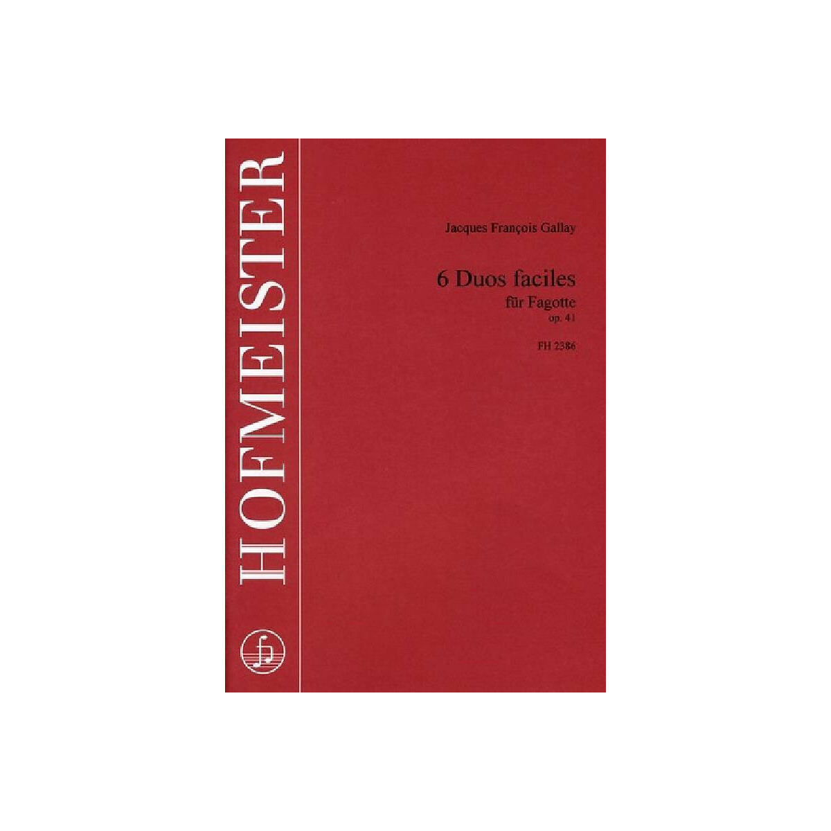 6 Duos faciles op.41 für 2 Fagotte box