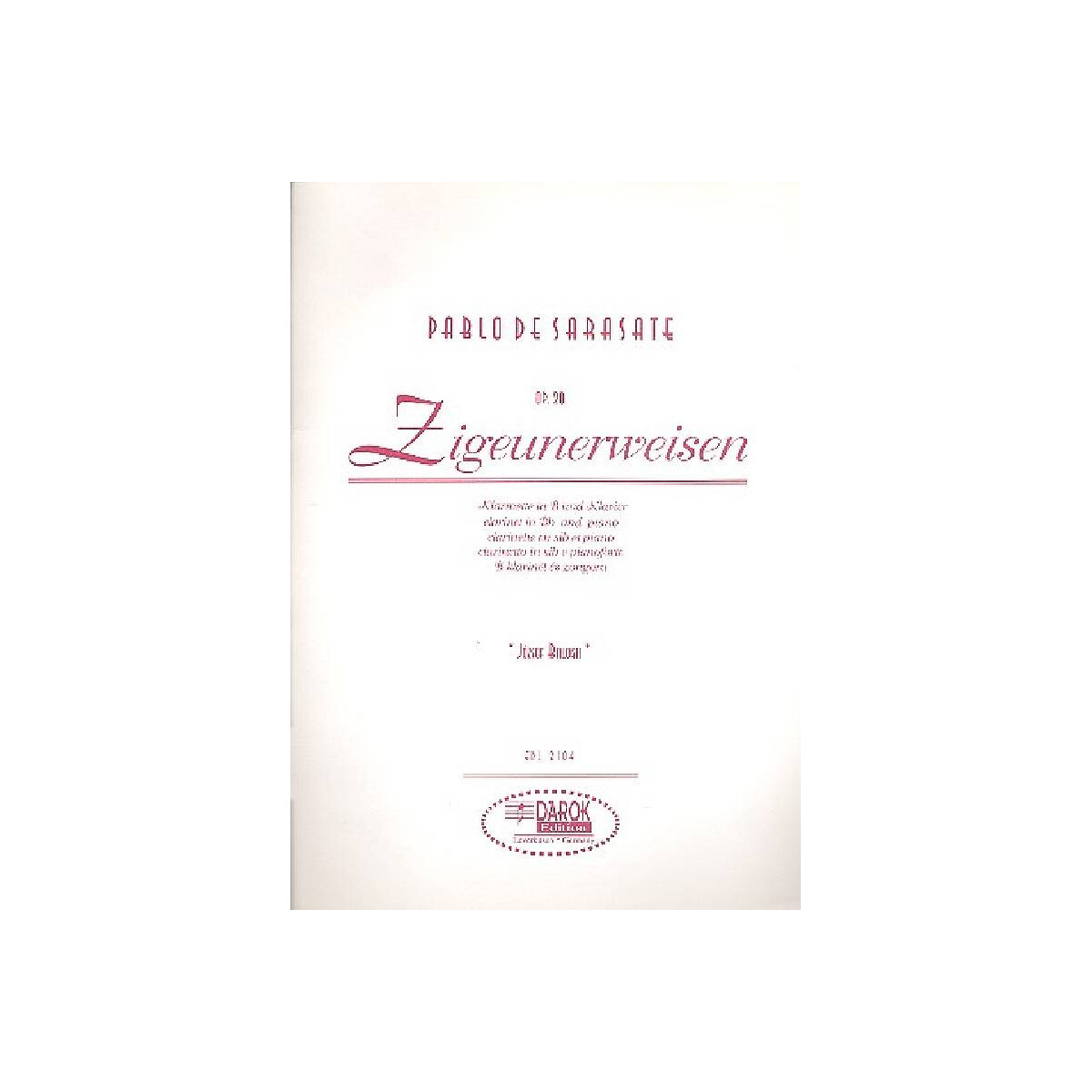 Zigeunerweisen op.20 box