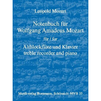 Notenbuch für Wolfgang Amadeus