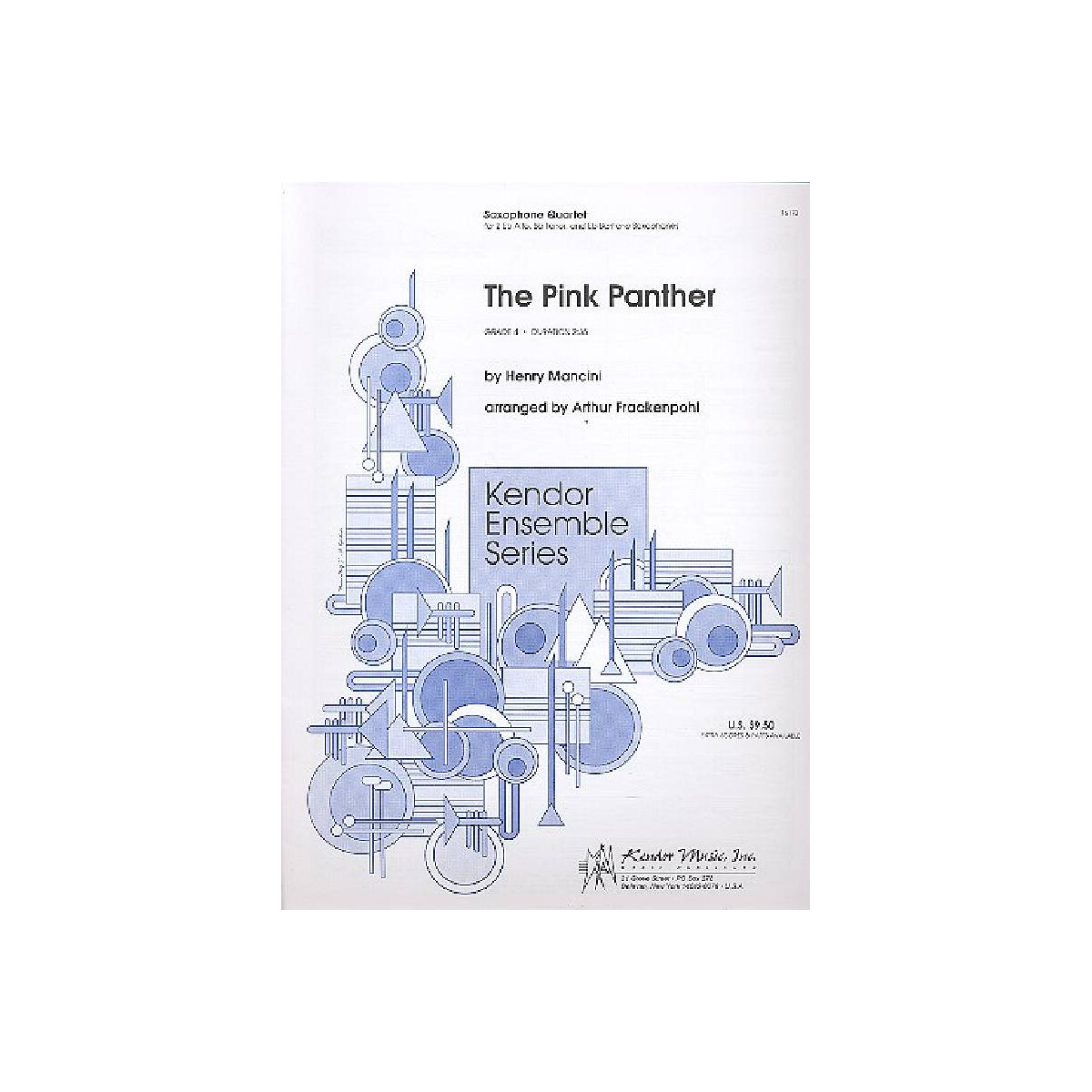 The Pink Panther for 4 saxophones box