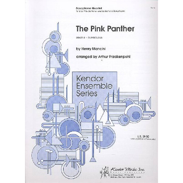 The Pink Panther for 4 saxophones