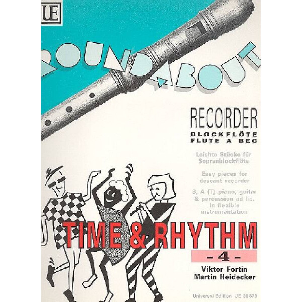 Time and rhythm 4 leichte Stücke für Sopranblockflöte und