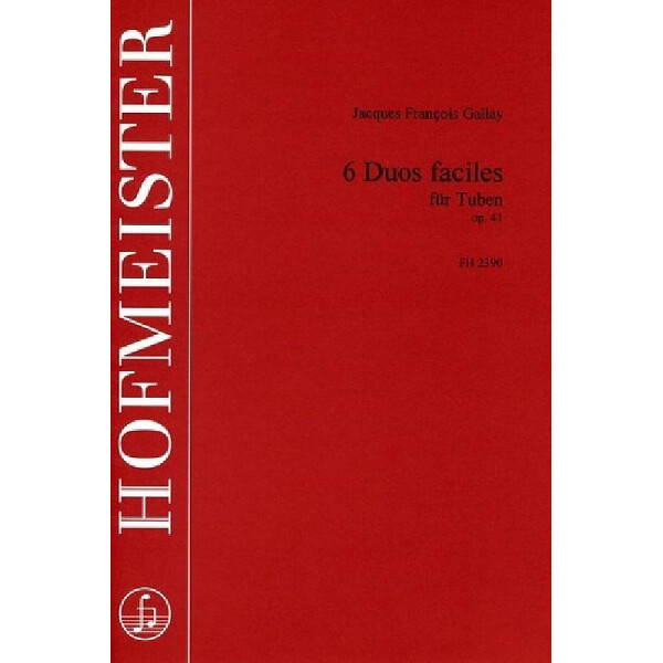 6 Duos faciles op.41 für 2 Tuben